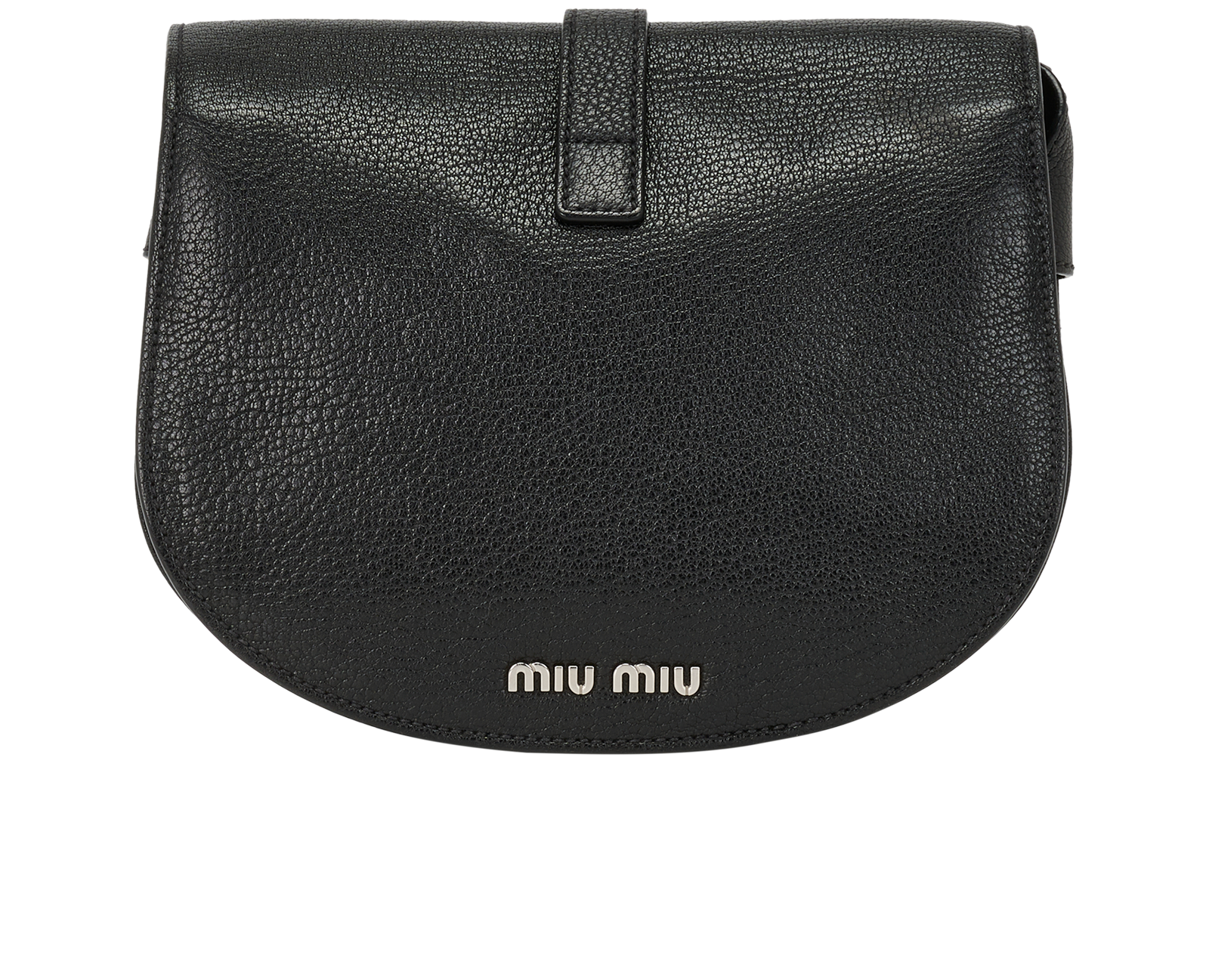 Madras Logo Flap Bag, &pound;650, Handbags, Black, Leather, Back view